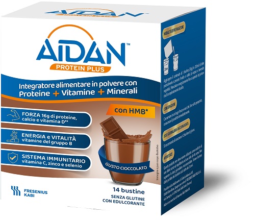 AIDAN PROTEIN PLUS CIOCCOLATO 14 BUSTINE - pharmaluna