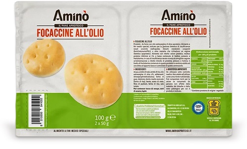 AMINO' FOCACCINE OLIO 100 G - pharmaluna