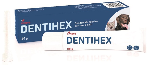 DENTIHEX GEL DENTALE ADESIVO PER CANI E GATTI 20 G - pharmaluna