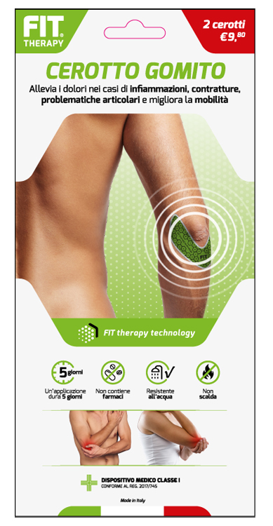 FIT THERAPY CEROTTO GOMITO 2 PEZZI - pharmaluna