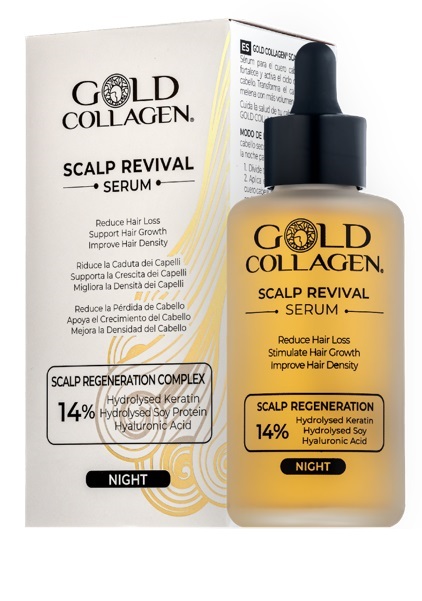 GOLD COLLAGEN SCALP REVIVAL SERUM 100 ML - pharmaluna