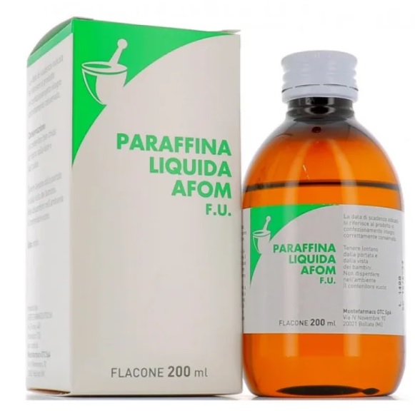 PARAFFINA LIQUIDA AFOM FU200ML - pharmaluna