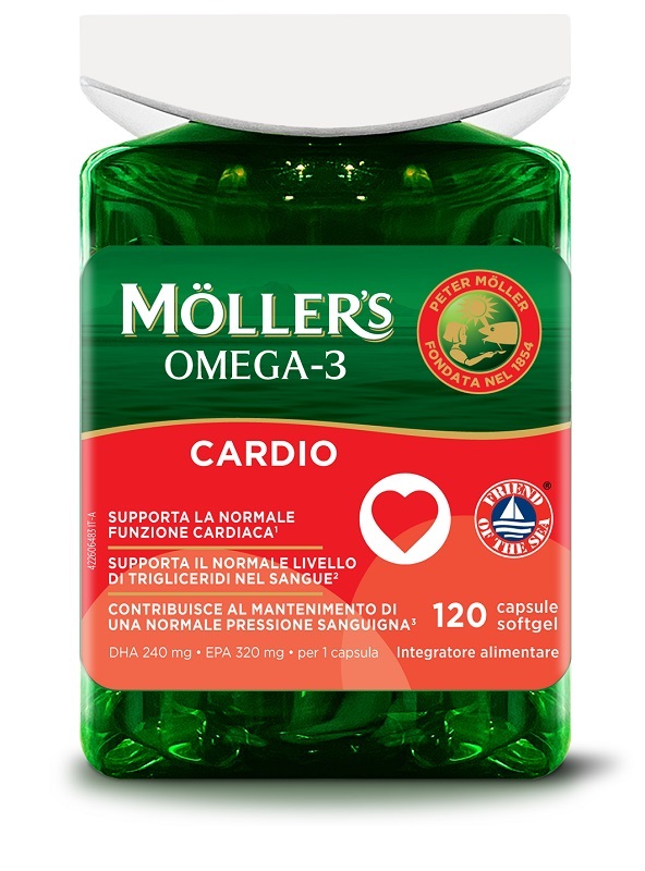 MOLLER'S OMEGA 3 CARDIO 120 CAPSULE - pharmaluna