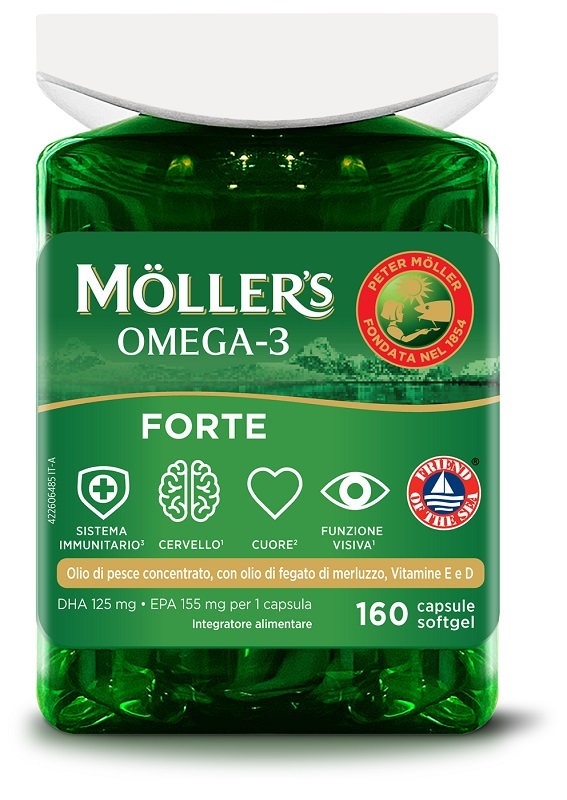 MOLLER'S OMEGA 3 FORTE 160 CAPSULE - pharmaluna