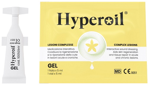 HYPEROIL GEL FIALA 5 ML LESIONI COMPLESSE - pharmaluna