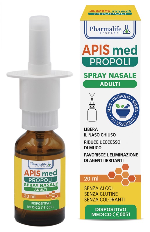SPRAY NASALE APIS MED PROPOLI 20 ML - pharmaluna