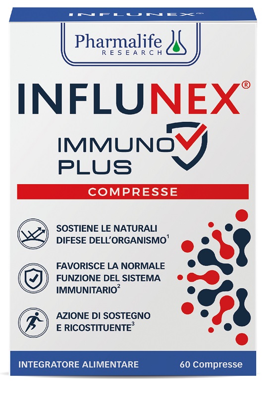 INFLUNEX IMMUNO PLUS 60 COMPRESSE - pharmaluna