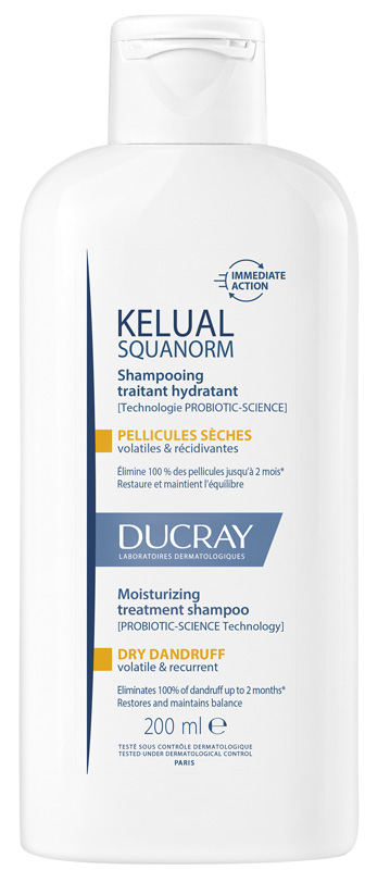 KELUAL SQUANORM SHAMPOO ANTI FORFORA SECCA 200 ML - pharmaluna