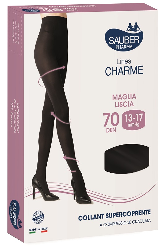 SAUBER CHARME COLLANT SUPERCOPRENTE 70 DENARI NERO 3 - pharmaluna