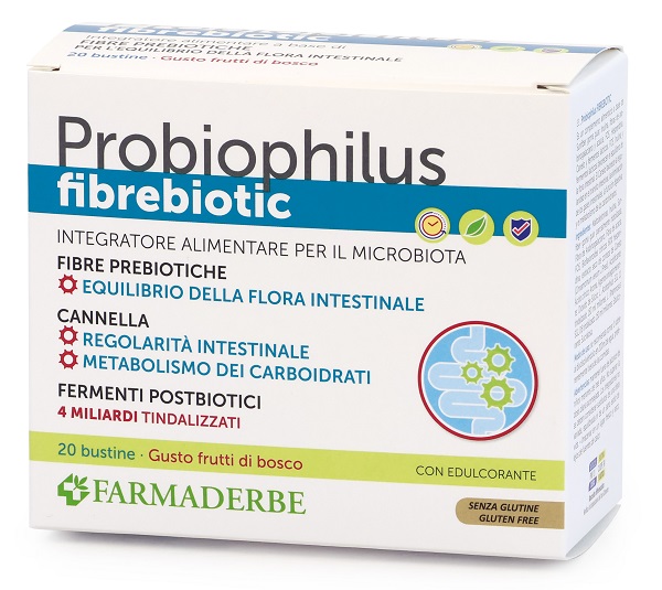 ROBIOPHILUS FIBREBIOTIC 20 BUSTINE 5 G - pharmaluna