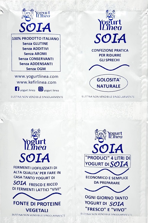 YOGURT LINEA SOIA 4 BUSTINE X 3 G - pharmaluna