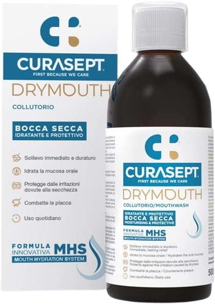 CURASEPT DRYMOUTH COLLUTORIO 500 ML - pharmaluna