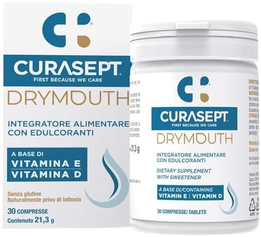 CURASEPT DRYMOUTH 30 COMPRESSE - pharmaluna