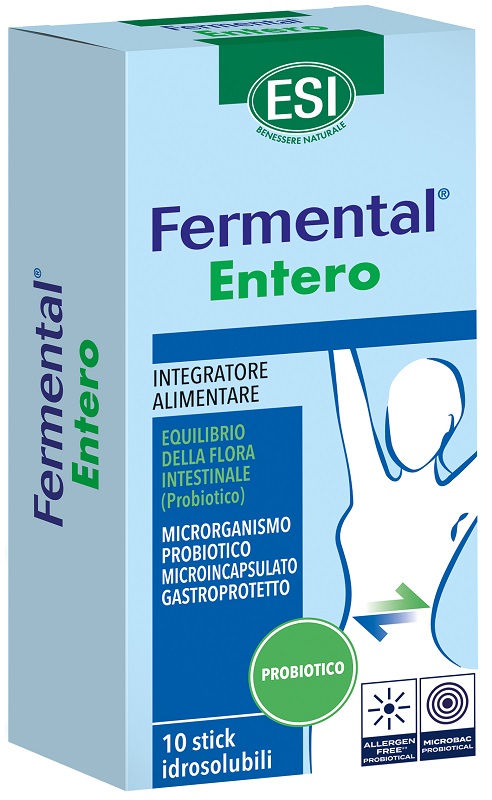 ESI FERMENTAL ENTERO 10 STICK IDROSOLUBILI - pharmaluna