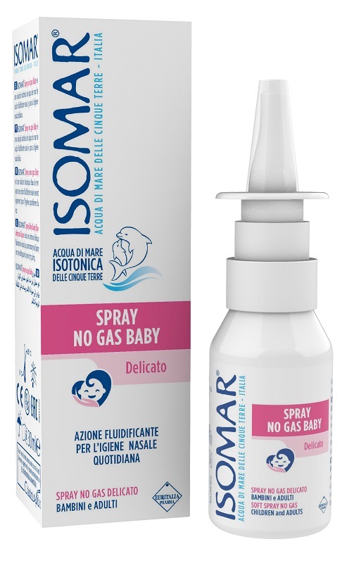 SPRAY NO GAS ISOMAR BABY 30 ML - pharmaluna