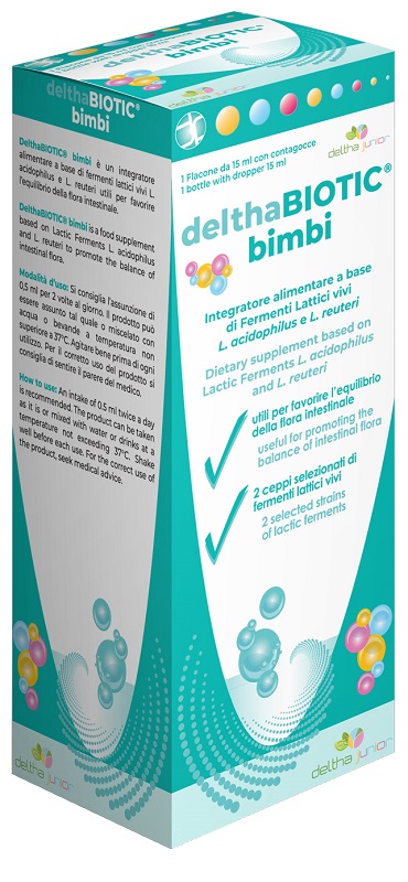 DELTHABIOTIC BIMBI GOCCE 15 ML - pharmaluna