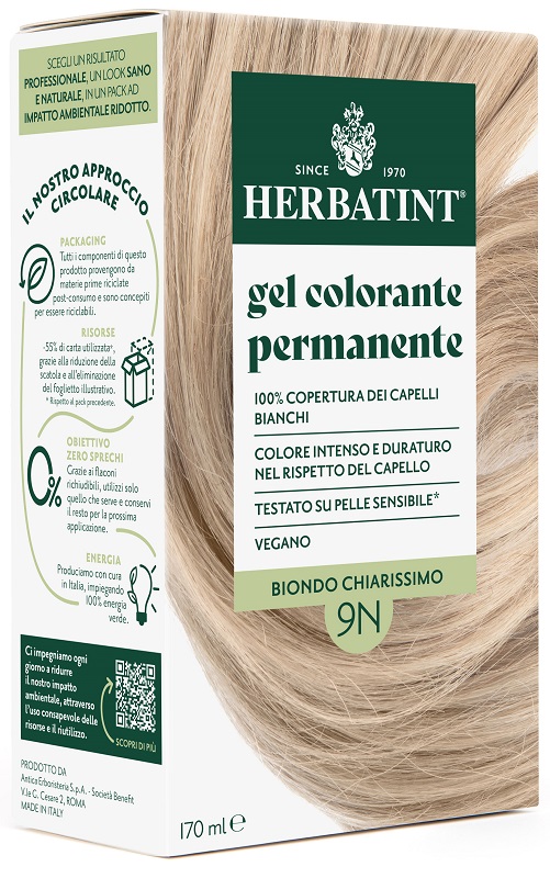 HERBATINT 9N BIONDO CHIARISSIMO 170 ML - pharmaluna