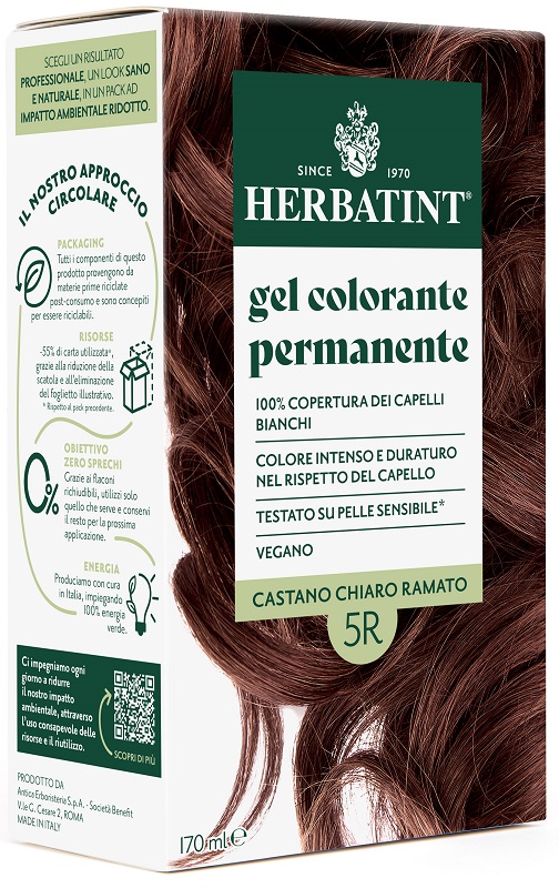 HERBATINT 5R CASTANO CHIARO RAMATO 170 ML - pharmaluna