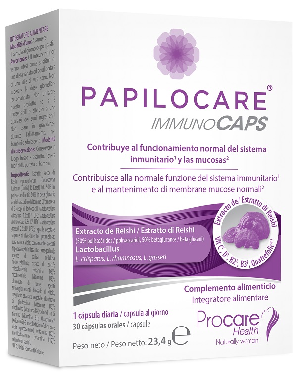 PAPILOCARE IMMUNOCAPS 30 CAPSULE - pharmaluna
