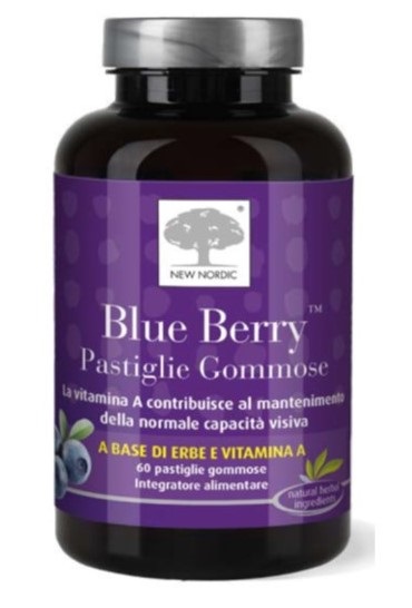 BLUE BERRY 60 PASTIGLIE GOMMOSE - pharmaluna