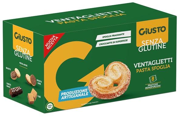 GIUSTO SENZA GLUTINE VENTAGLIETTI 80 G - pharmaluna