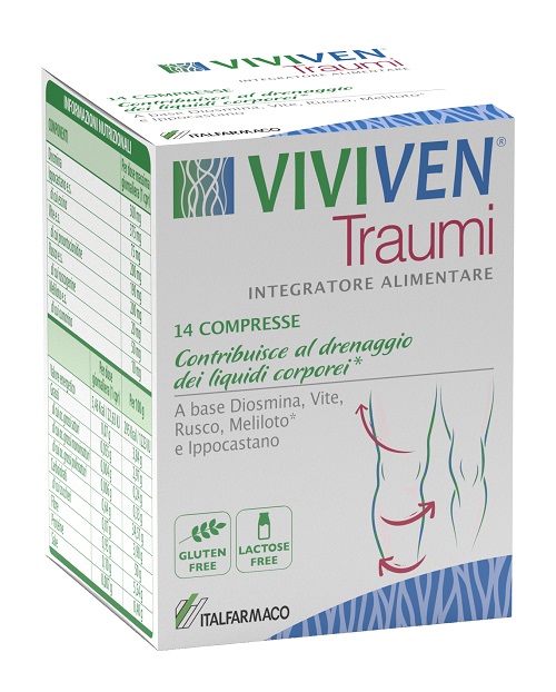 VIVIVEN TRAUMI 14 COMPRESSE - pharmaluna