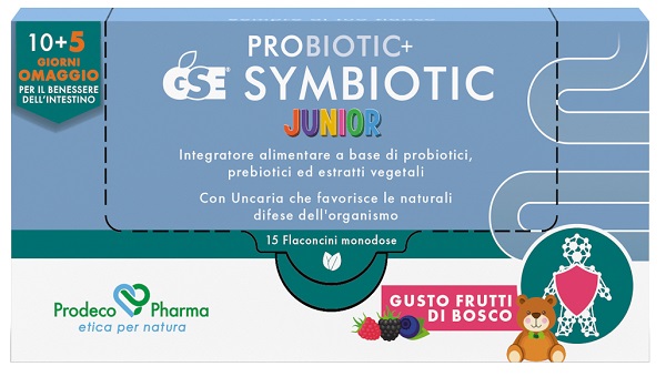 PROBIOTIC+ GSE SYMBIOTIC JUNIOR 15 FLACONCINI - pharmaluna