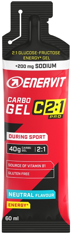 ENERVIT C2:1 PRO CARBO GEL SODIO NEUTRAL 60 ML GLUTEN FREE - pharmaluna