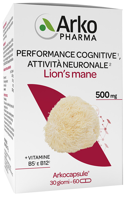ARKOCAPSULE LION'S MANE 60 CAPSULE - pharmaluna